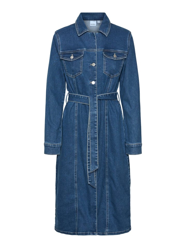

Платье до колена Vero Moda, Средне-синий деним