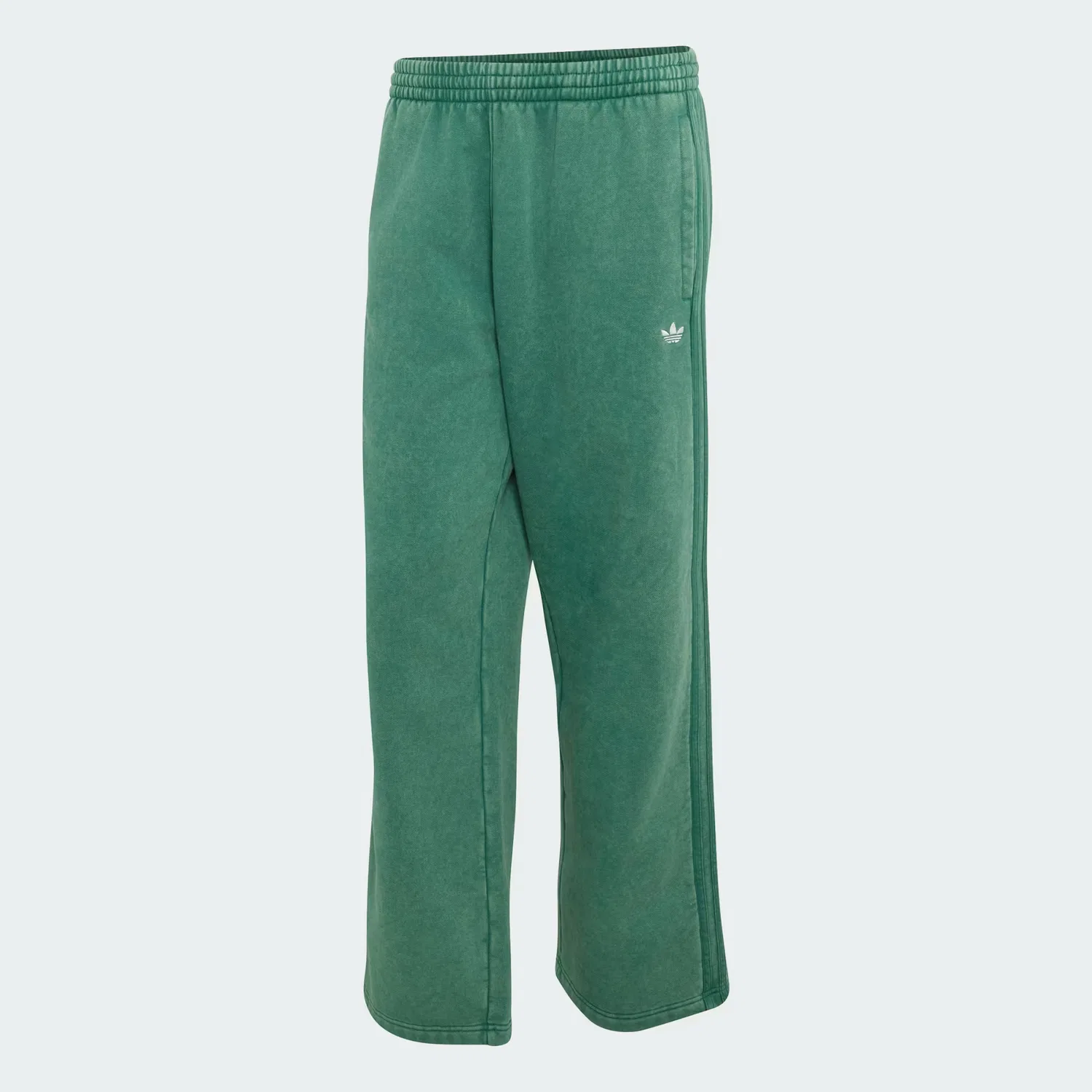 Мужские флисовые брюки свободного кроя Trefoil Essentials Adidas Originals, темно-зеленый — фото 4