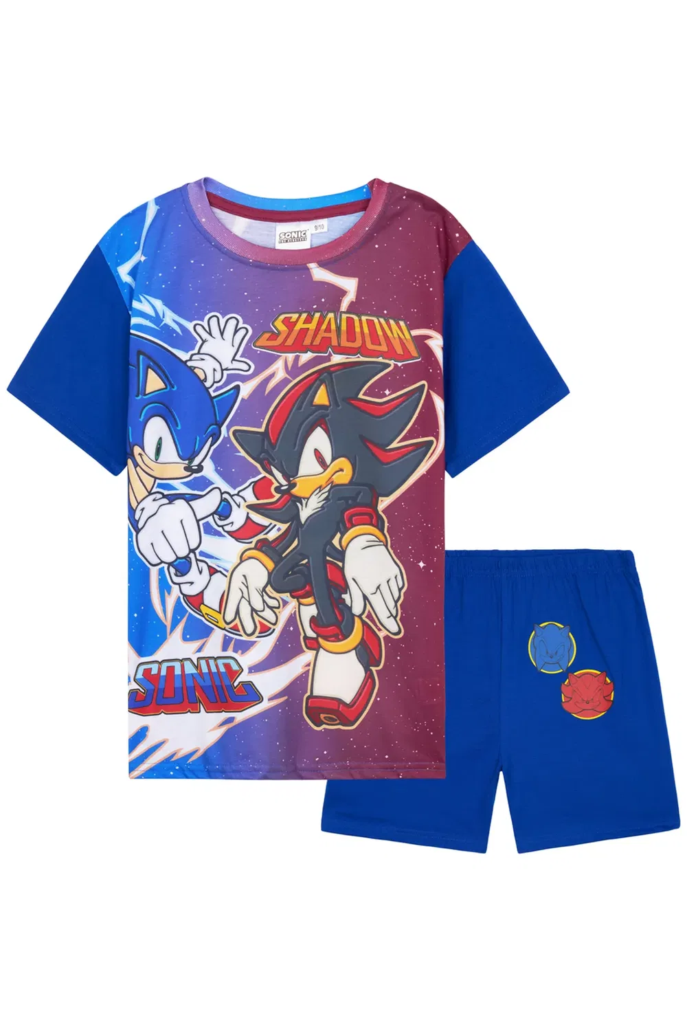 Пижамный комплект с шортами Sonic The Hedgehog, Blue