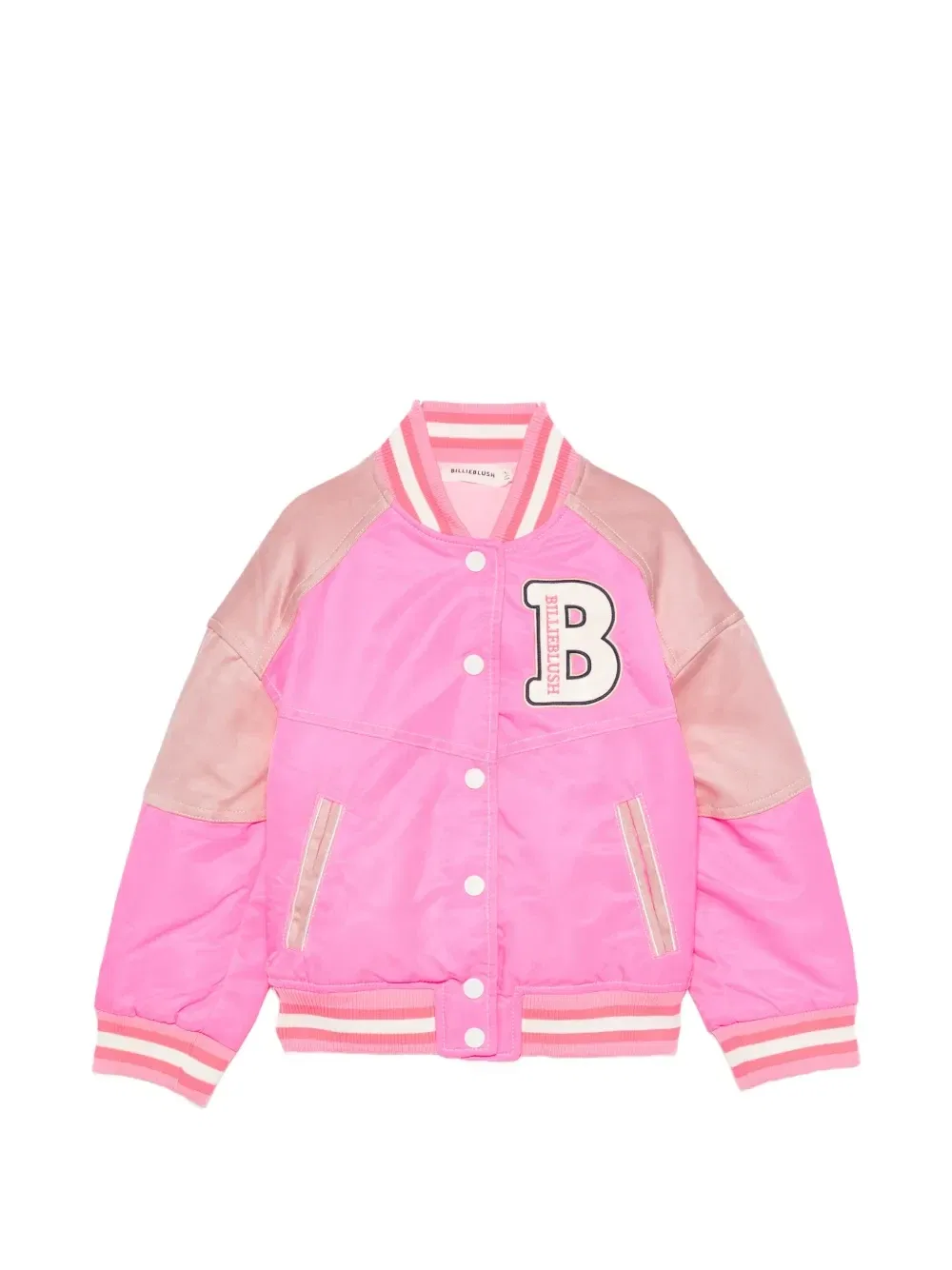 Куртка с нашивкой-логотипом и панелями Billieblush, розовый