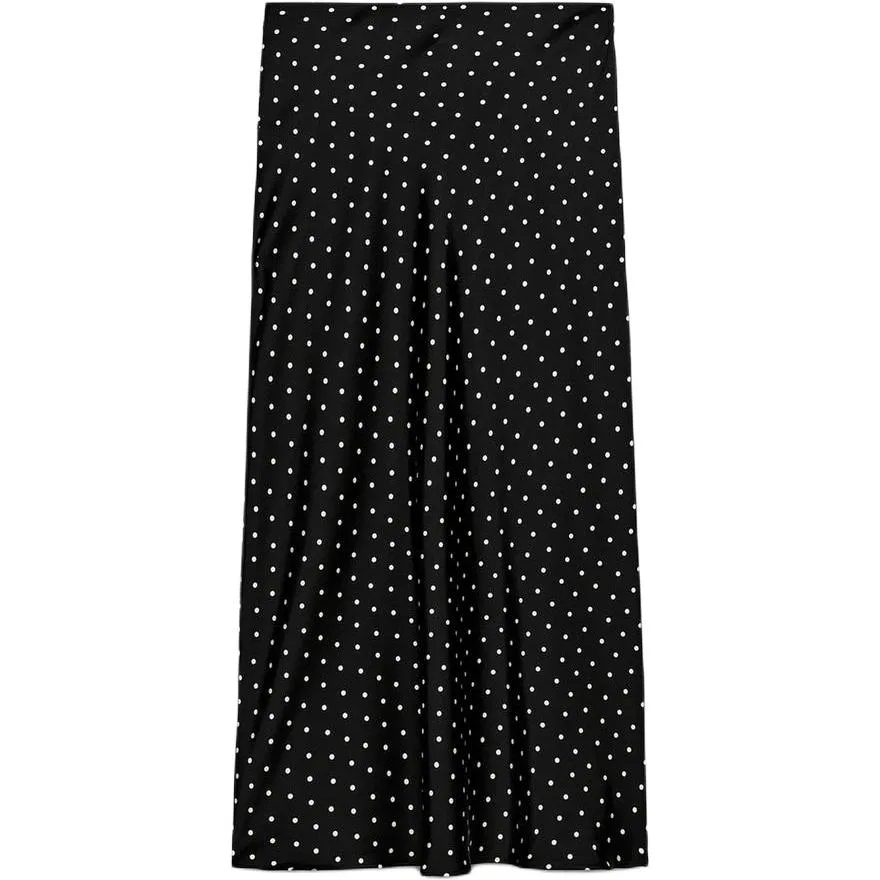 Женская повседневная длинная юбка Moderate, ZARA, Black/White — фото 3