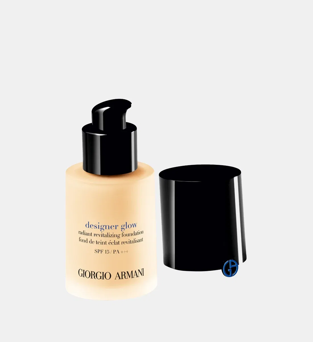 Тональный крем-флюид Designer Glow Естественное сияние и оздоровление кожи GIORGIO ARMANI, бежевый — фото 2