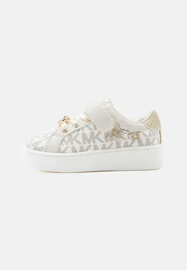 Кроссовки с принтом Jem raine star Michael Kors Kids, Vanilla/Pale Gold-coloured Glitter, ванильный