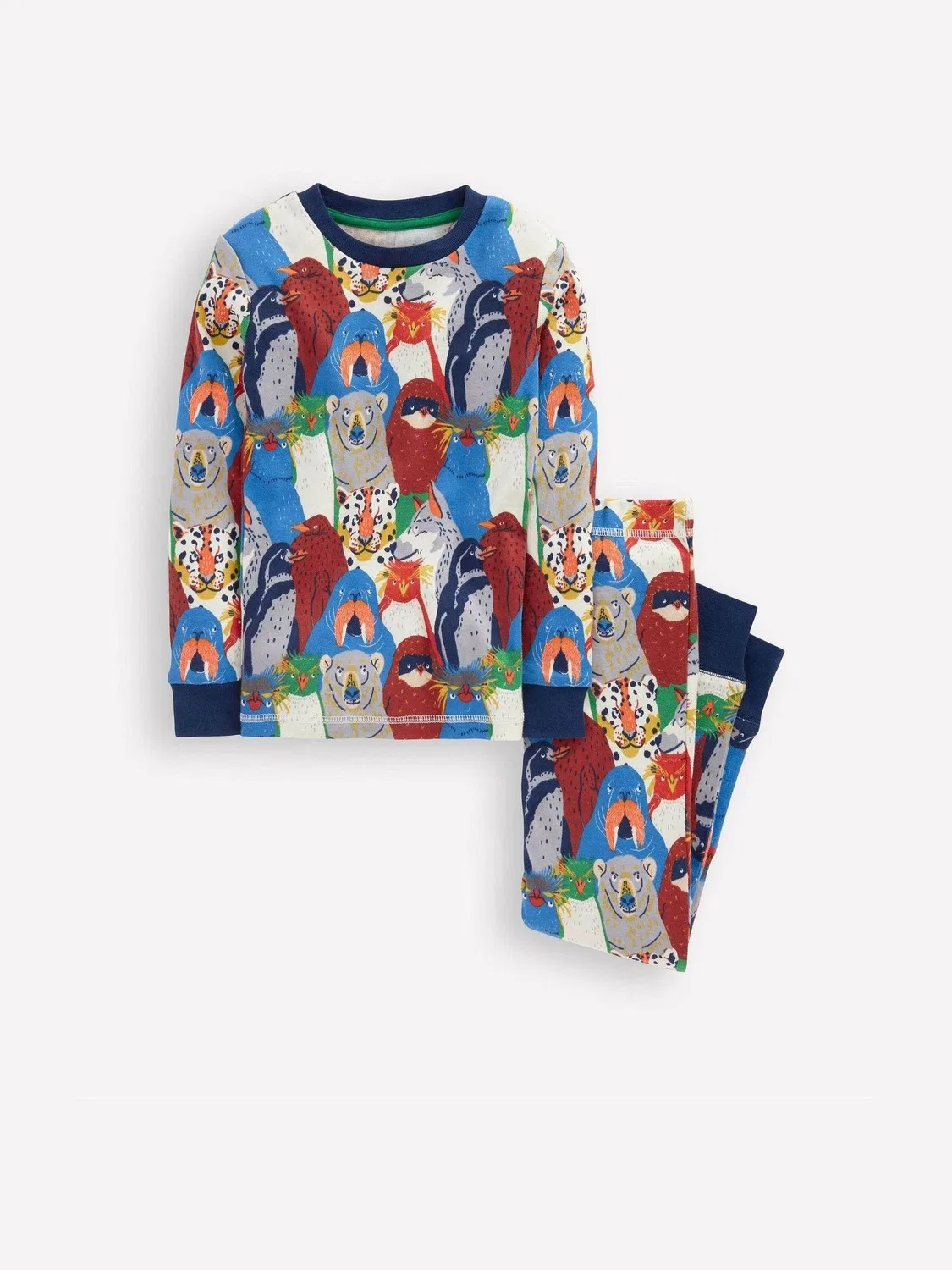 Пижама длинные кальсоны Snug Long John Boden, кремовый