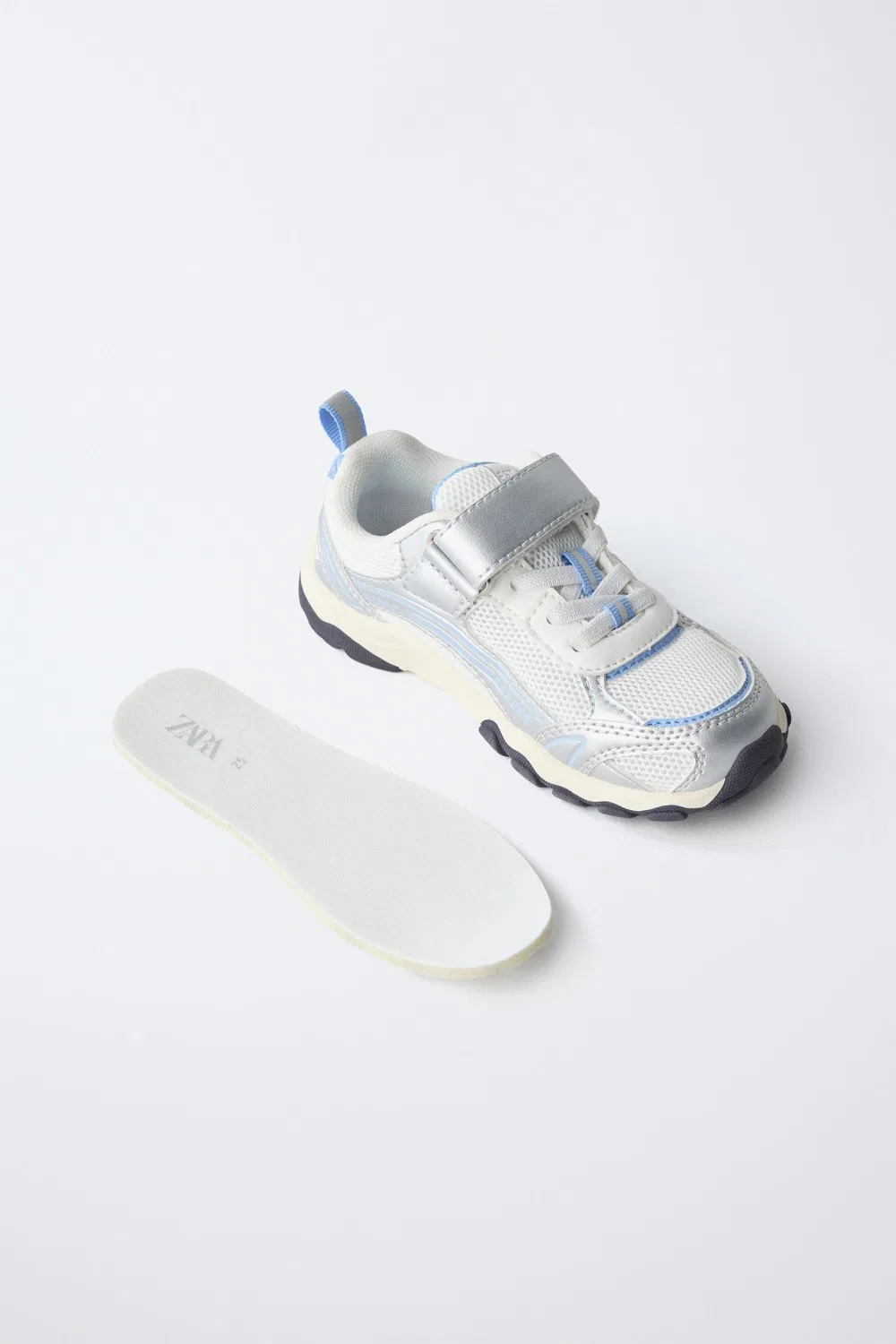 Кроссовки для ходьбы босиком ZARA, Silver — фото 4