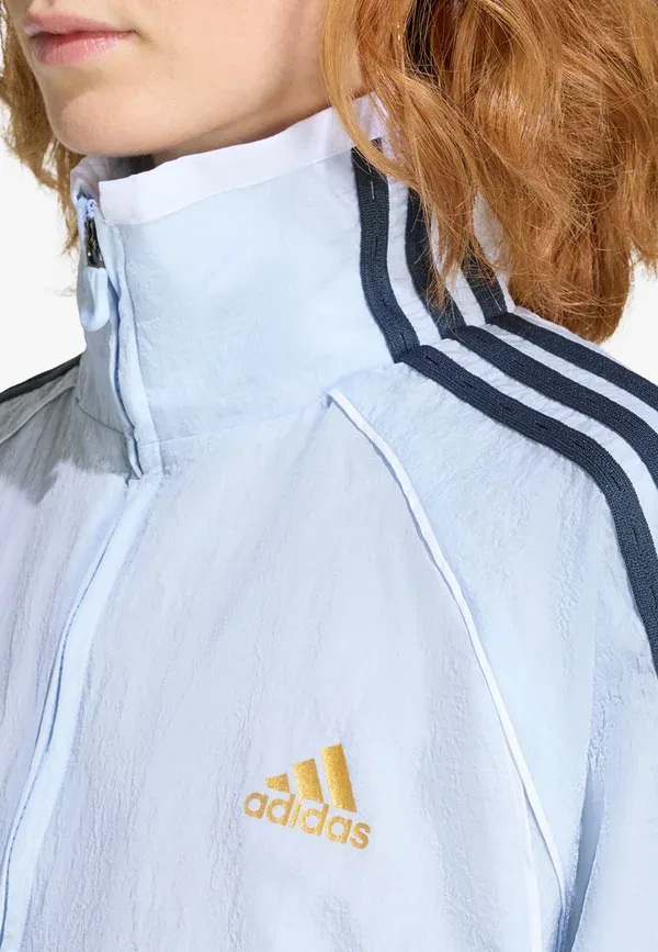 Толстовка на молнии Adidas Originals, светло-голубой — фото 3