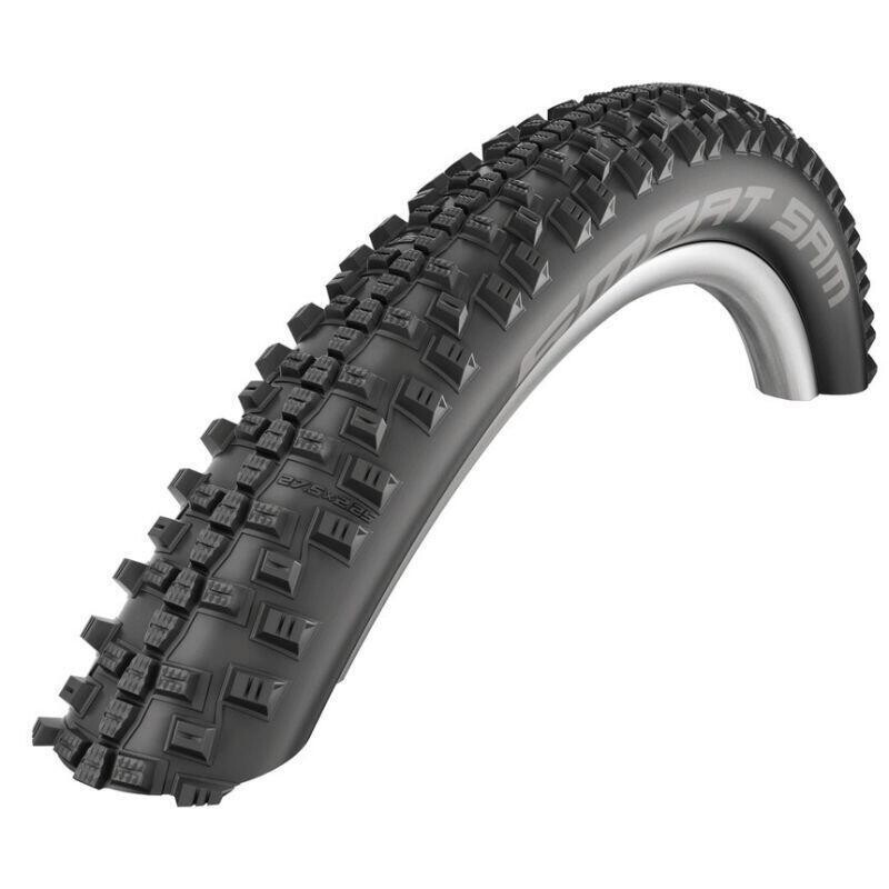 

Шина Schwalbe Smart Sam HS476 Tr Lskinrefl.Perf.Addix 44-622, черный / серебристый / черный