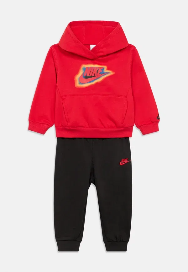 Комплект из худи и штанов с принтом Hooded set Nike Sportswear black, red, черный/красный