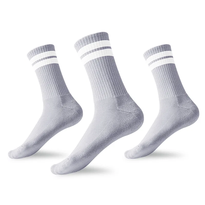 Детские носки до середины икры из 3 пар, Light Gray, MIIOW