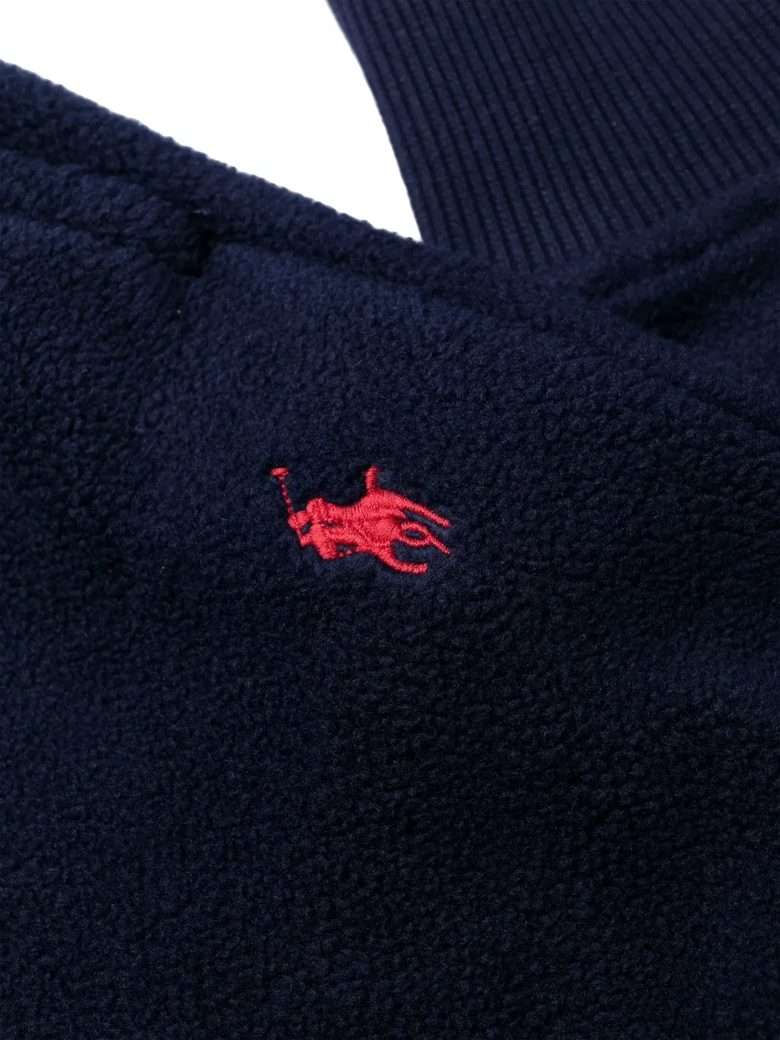 Штаны с вышитым логотипом Polo Ralph Lauren, темно-синий — фото 3