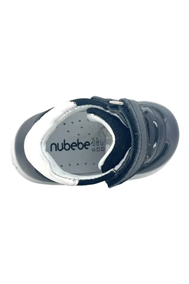 Детские повседневные туфли для девочек с коротким каблуком Nubebe, Black — фото 4