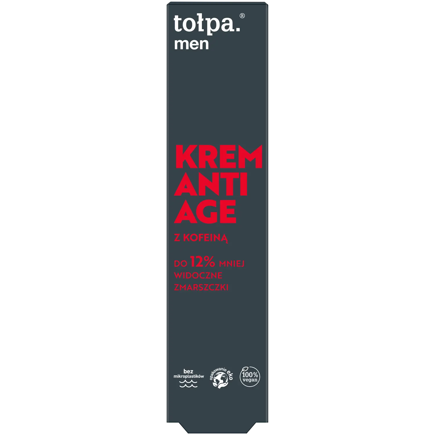 Крем для лица Tołpa — Men Anti Age омолаживающий с кофеином, 40 мл — фото 3