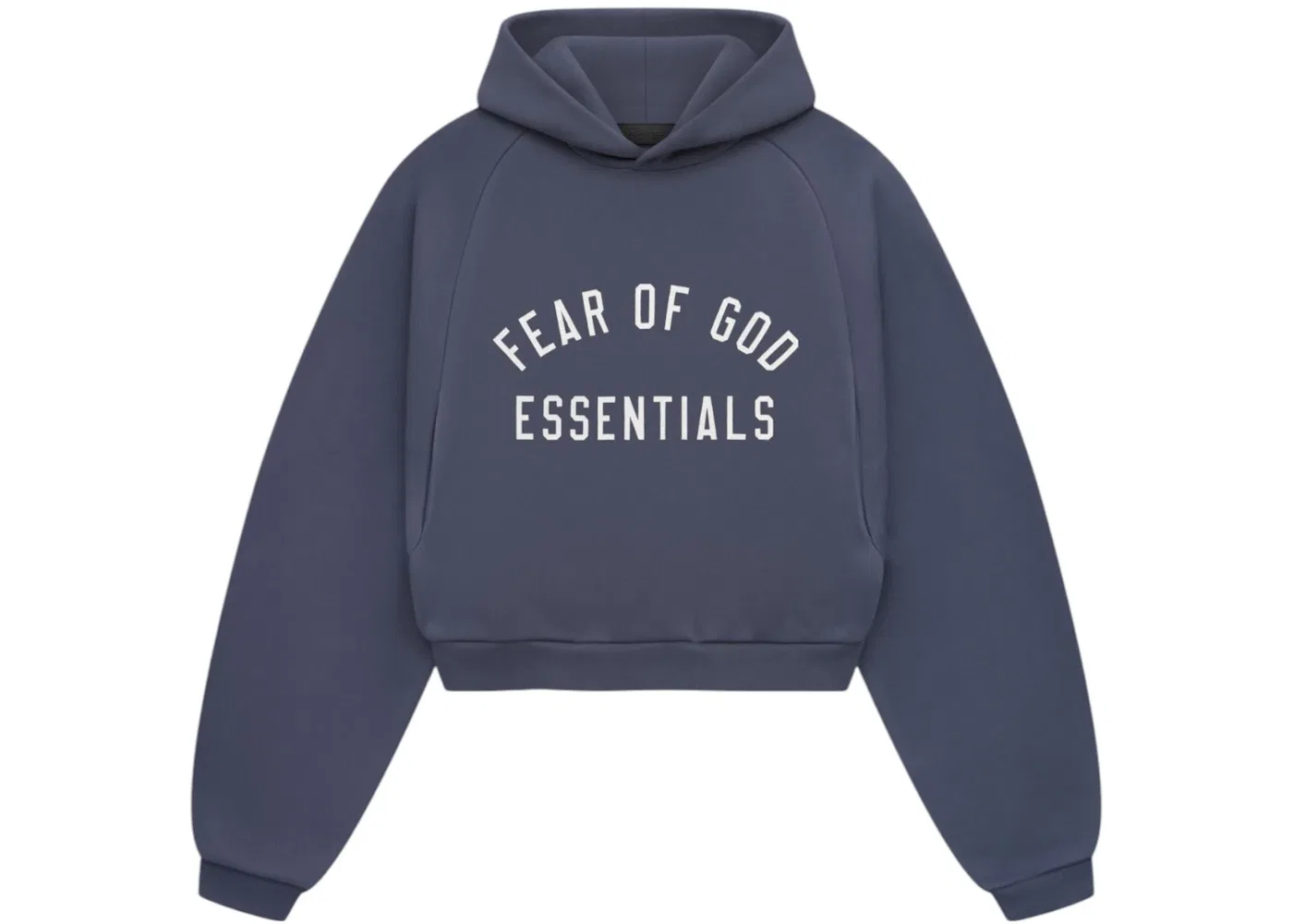 Женский худи из флиса Fear of God Essentials Hoodie, Marine
