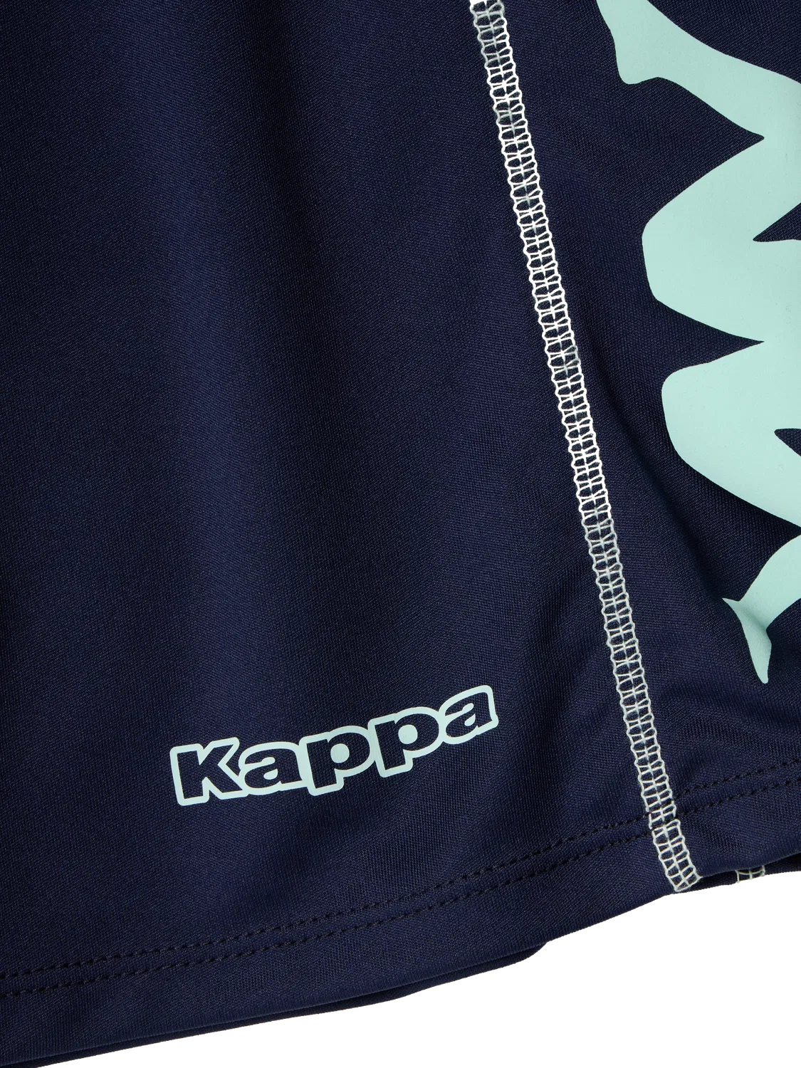Детский спортивный костюм с короткими рукавами и штанами Kappa, синий — фото 3