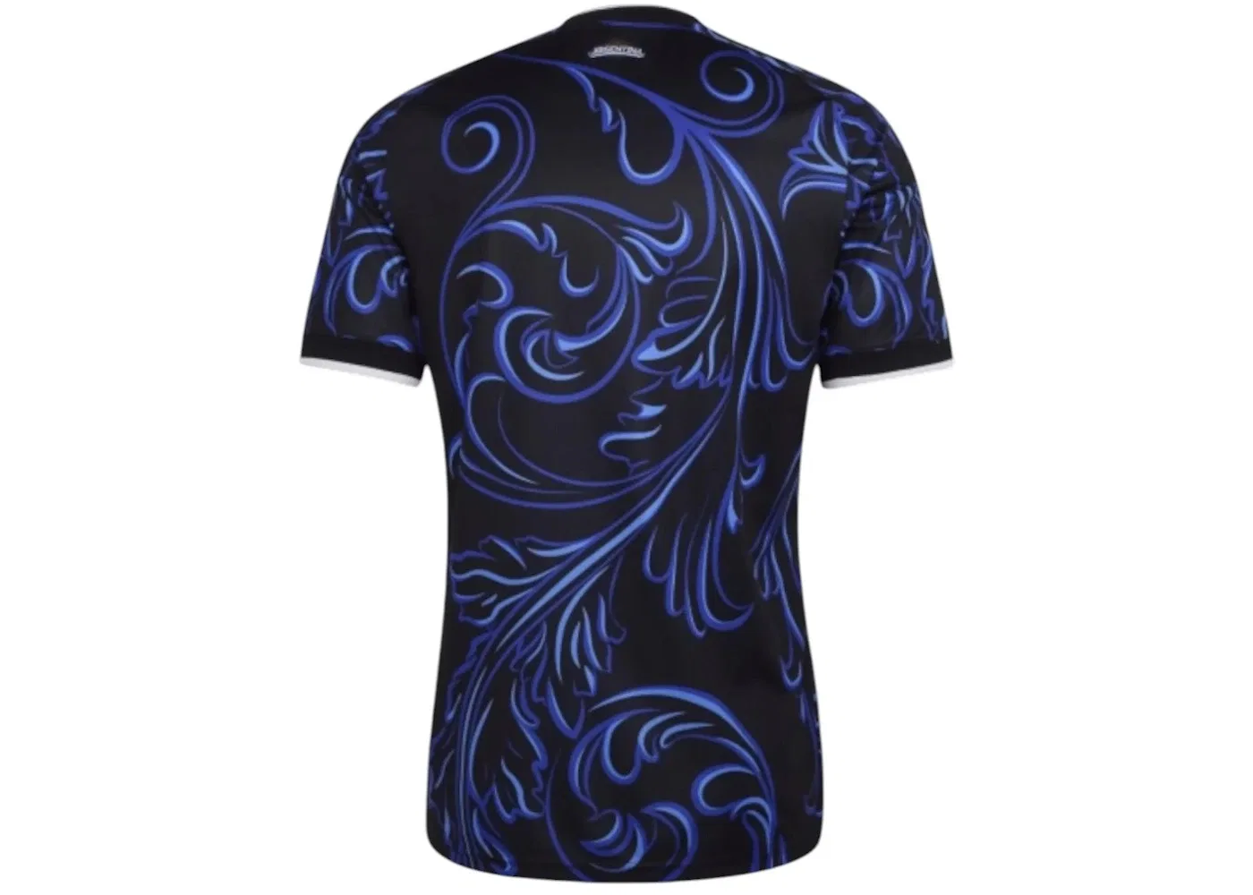 Мужская футбольная джерси с длинным рукавом Jersey Adidas, Black/Lucid Blue/Blue Burst — фото 2