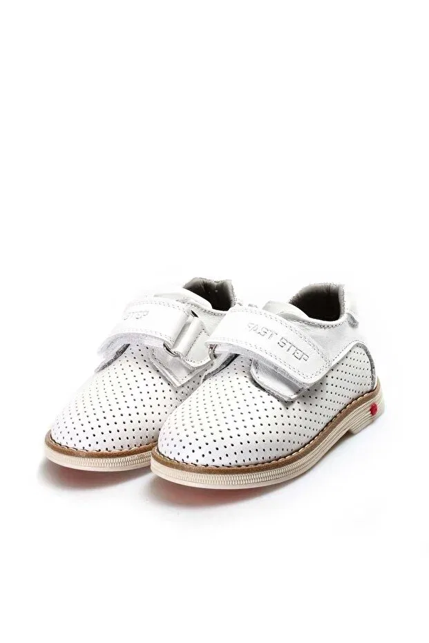 Детские повседневные туфли без каблука Mirgeshoes, White