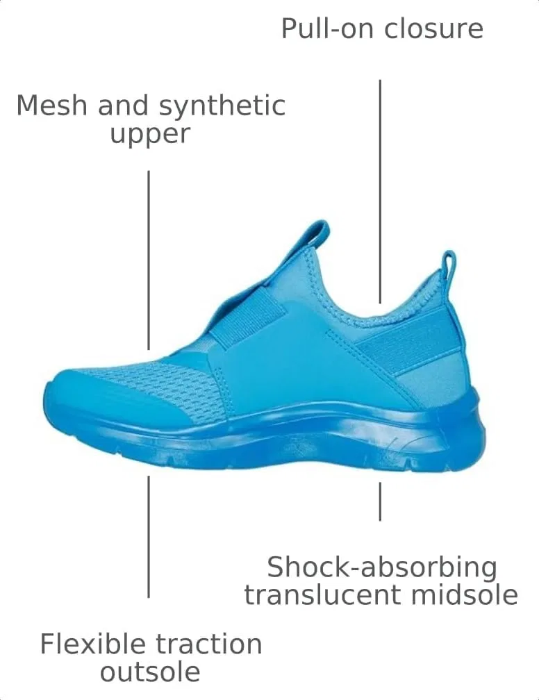Детские кроссовки для мальчиков Skech Fast Ice Skechers, Aqua — фото 3