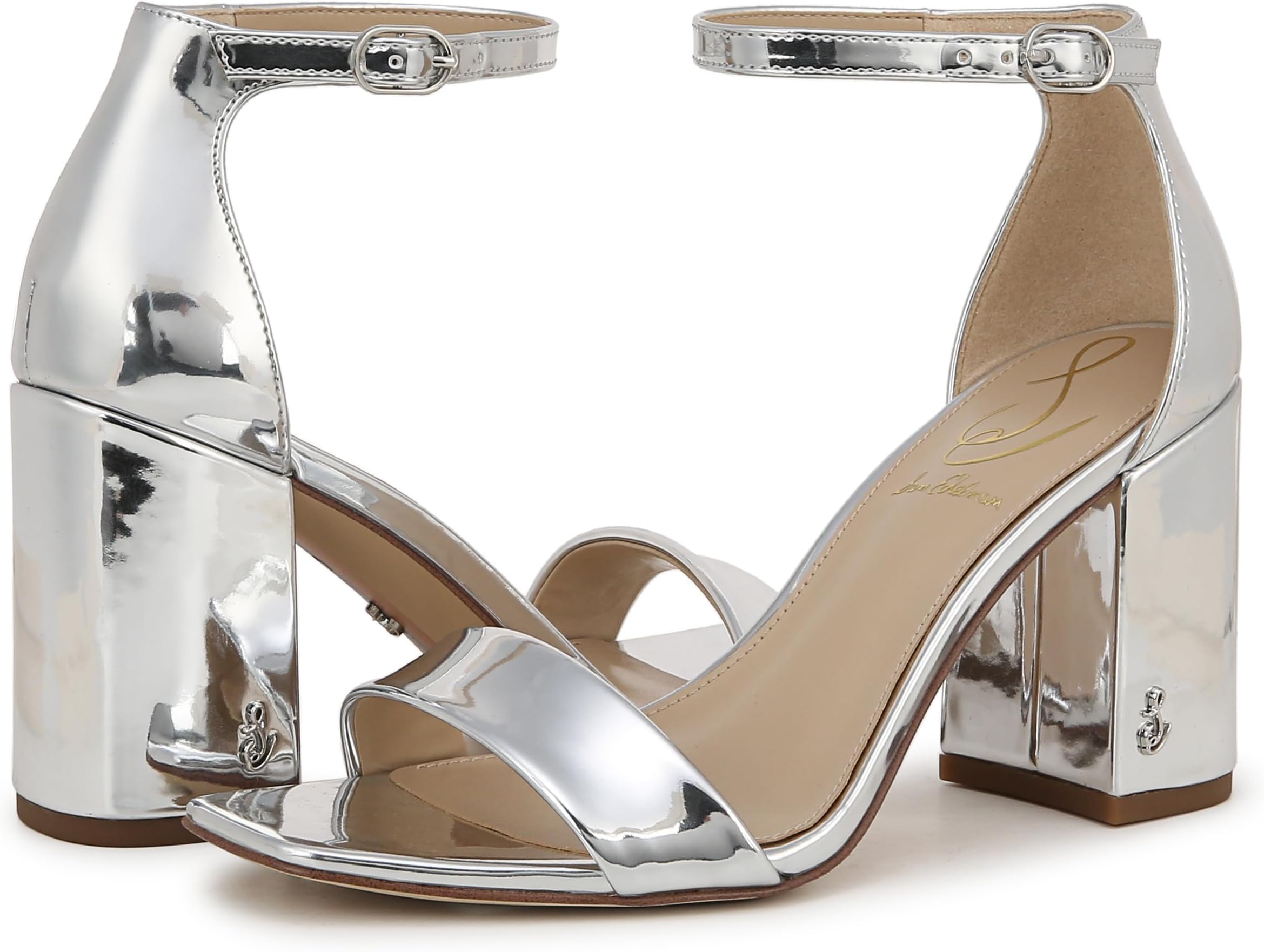 Сандалии Sam Edelman Daniella, цвет Soft Silver Specchio