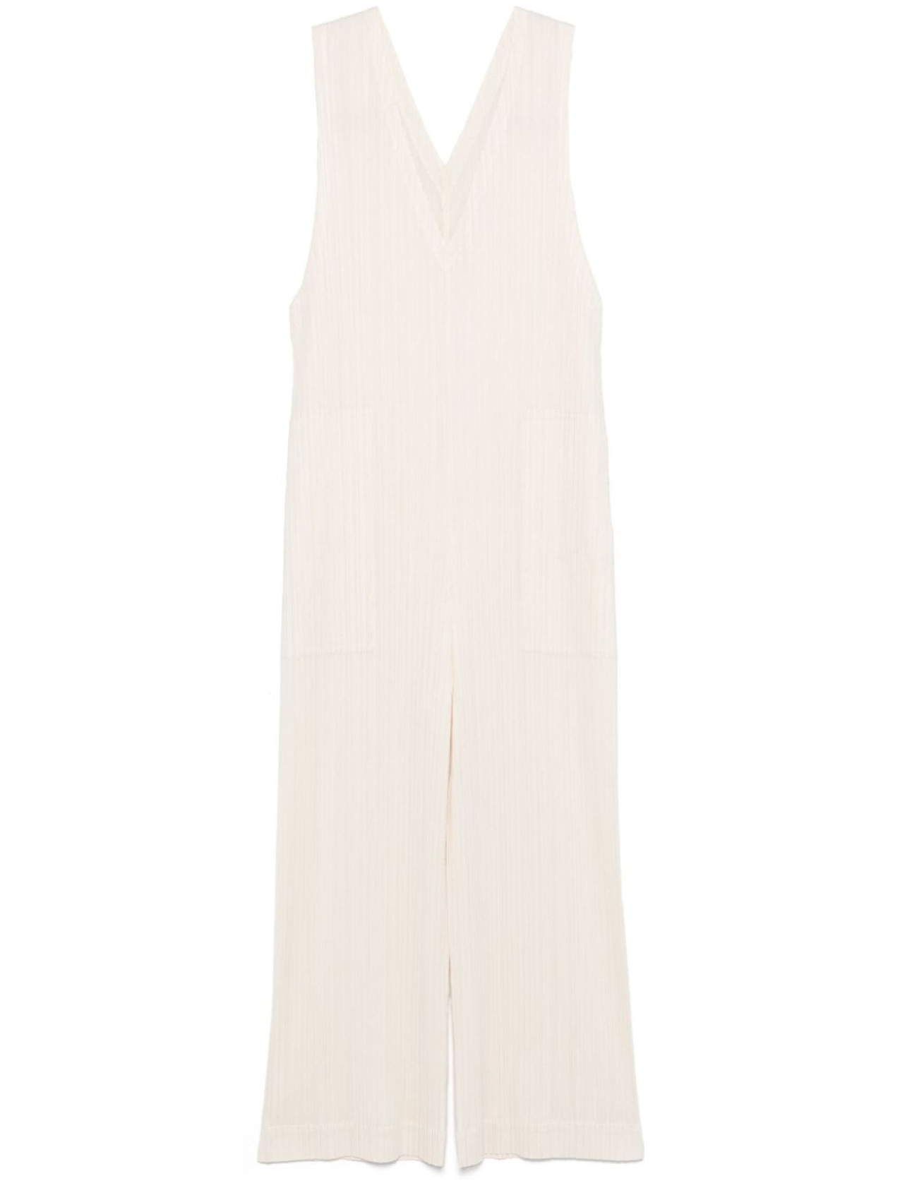 

Pleats Please Issey Miyake плиссированный комбинезон, белый