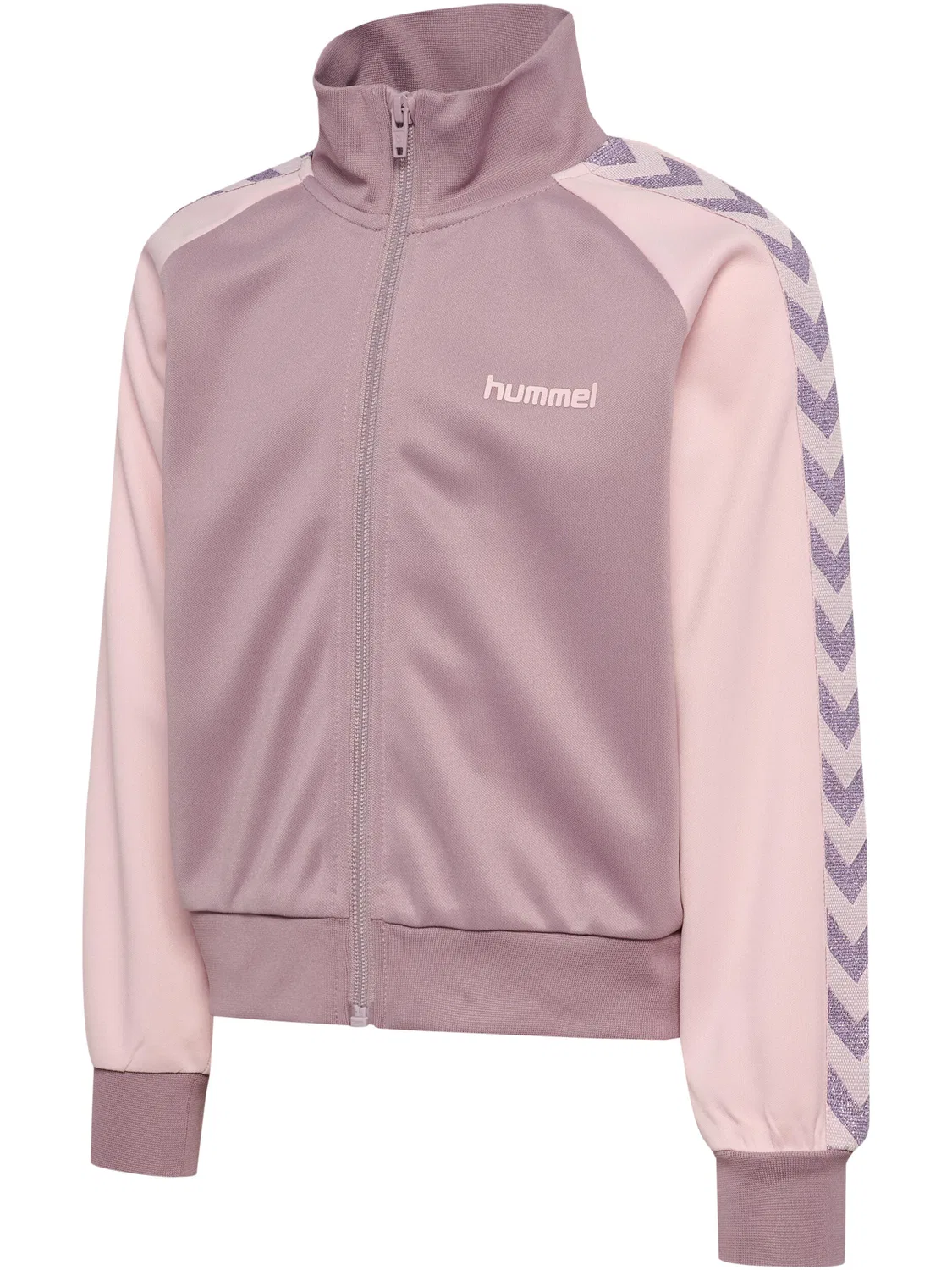 Детская куртка с молнией и высоким воротником Hummel, Violett — фото 4