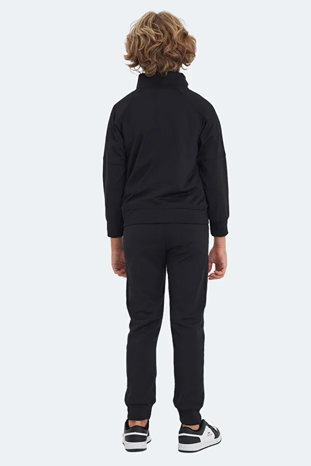 Детский спортивный костюм для девочек с длинным рукавом Slazenger, Black — фото 2