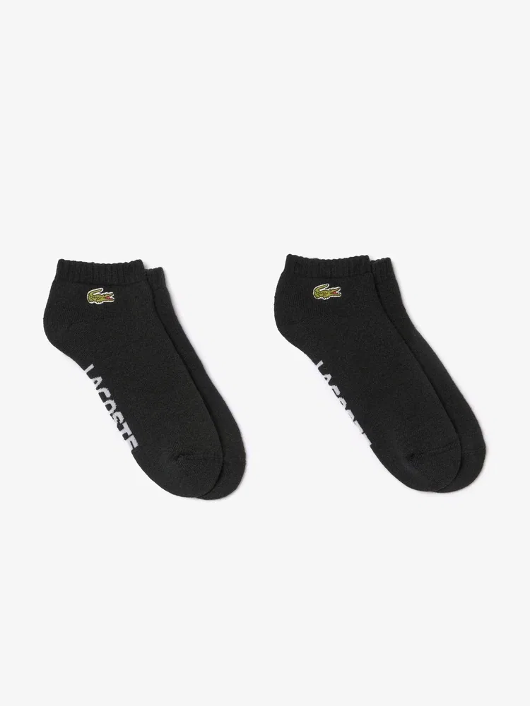 Носки спортивные с амортизацией LACOSTE, Black
