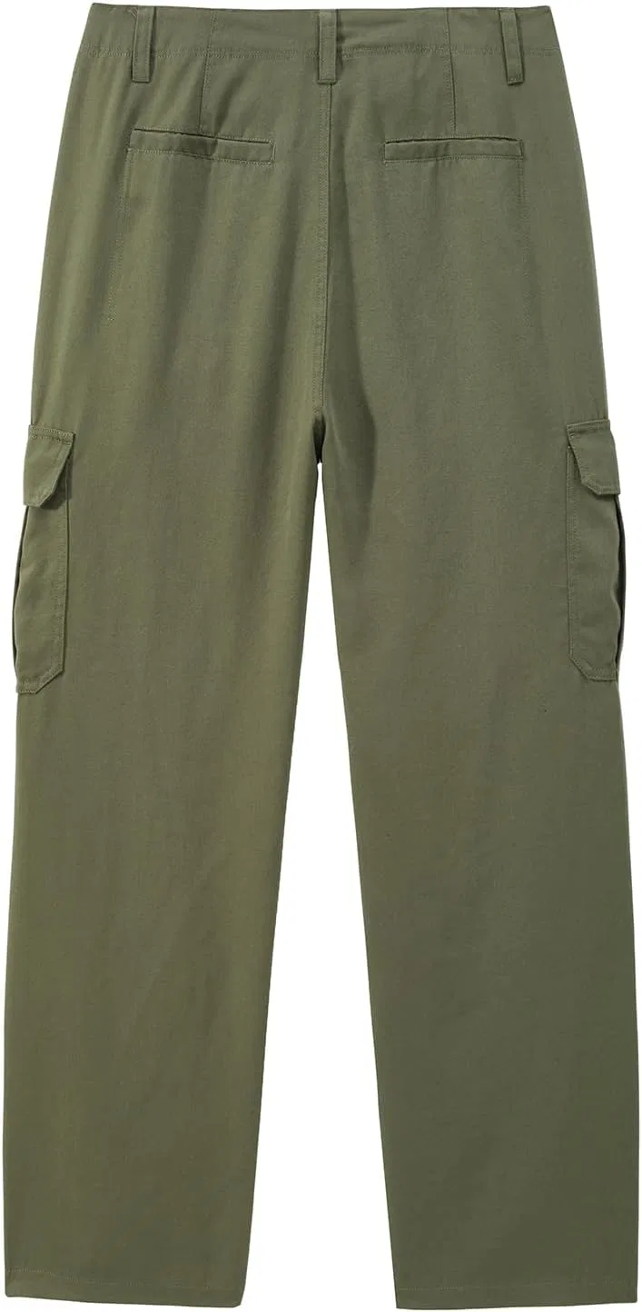 Мужские классические карго-брюки Military Style, оливковый — фото 3