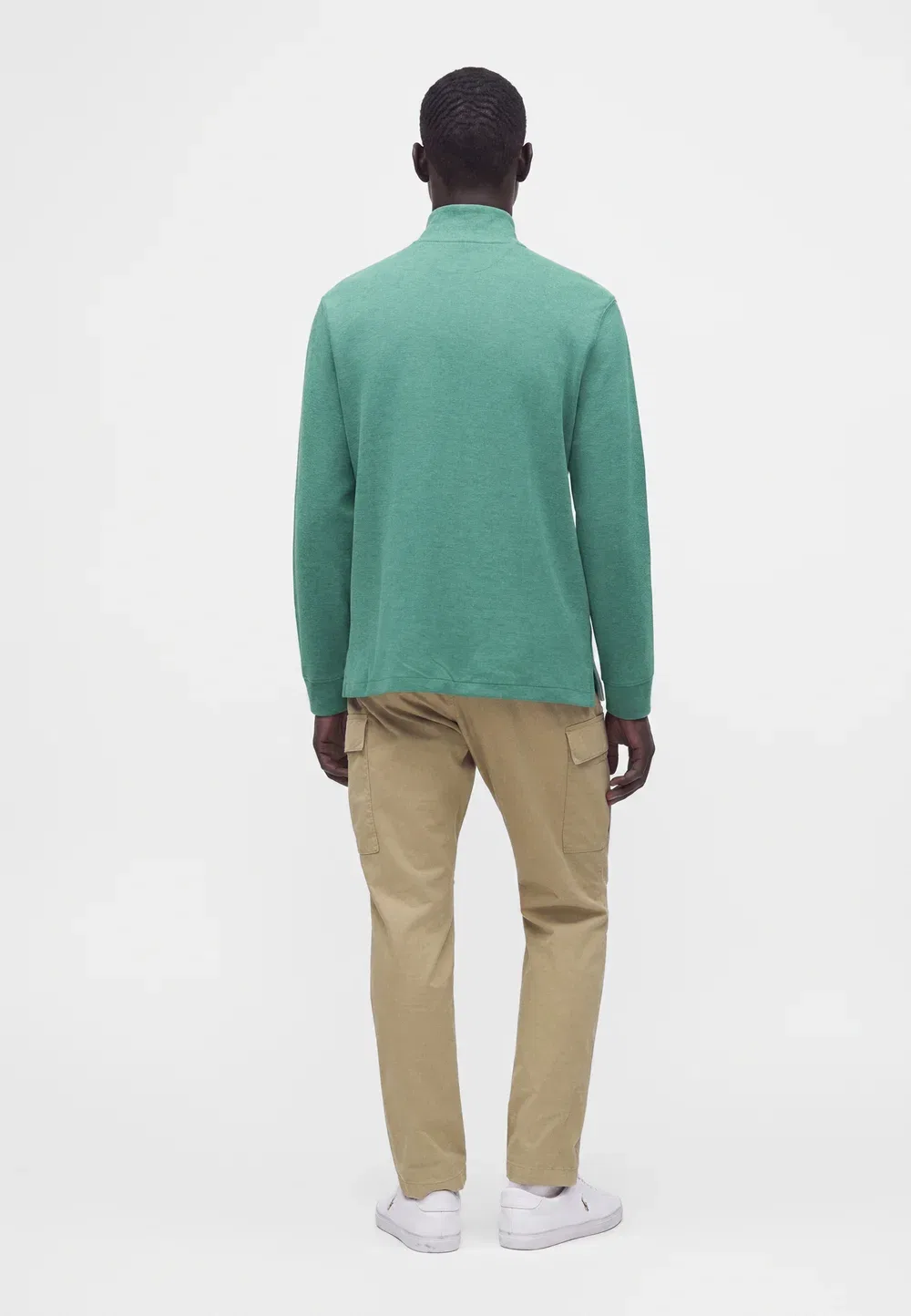 Толстовка с застежкой-молнией до середины груди Polo Ralph Lauren, Pine Heather — фото 3