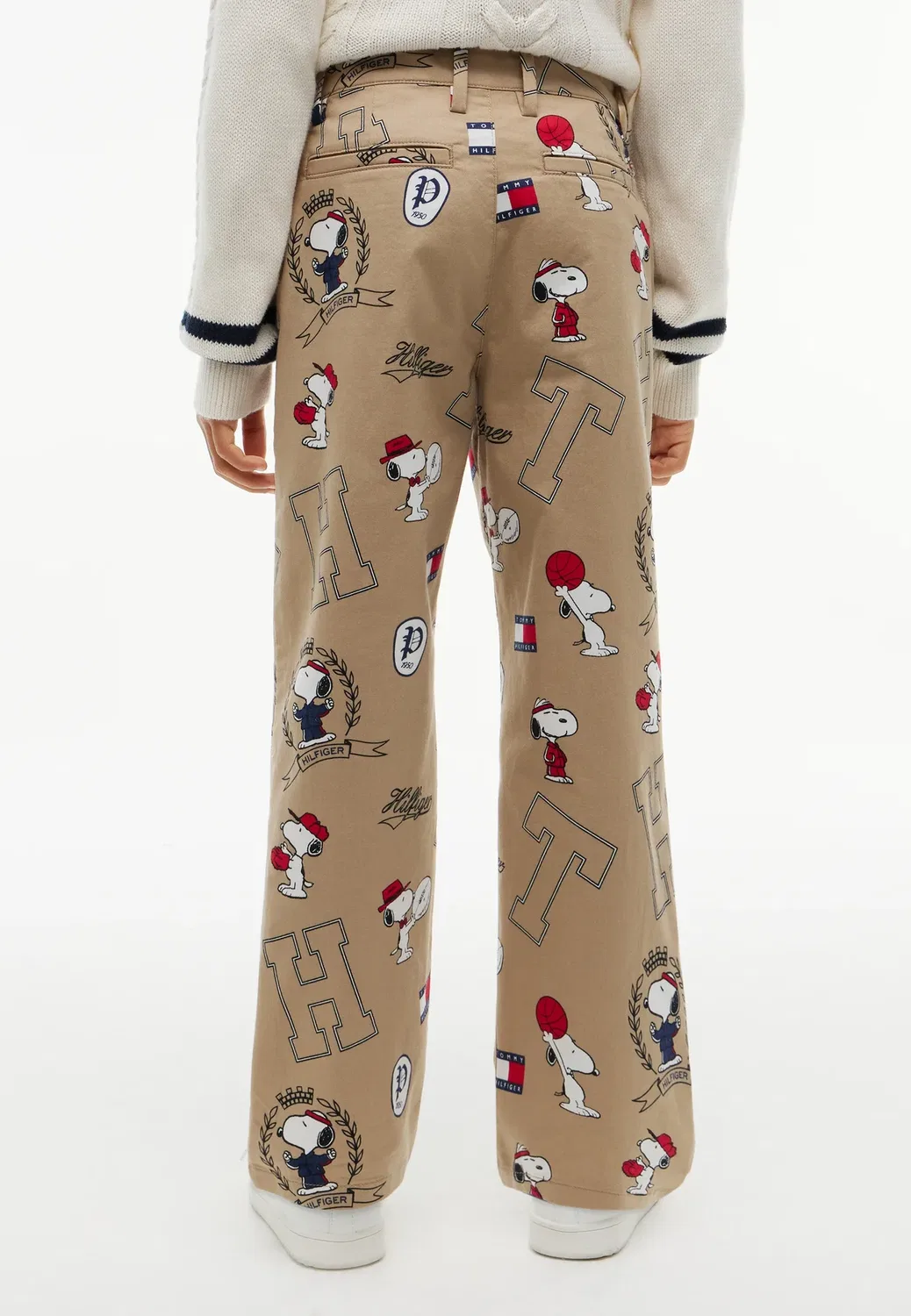 Брюки чинос Peanuts унисекс Tommy Hilfiger, Beige — фото 3