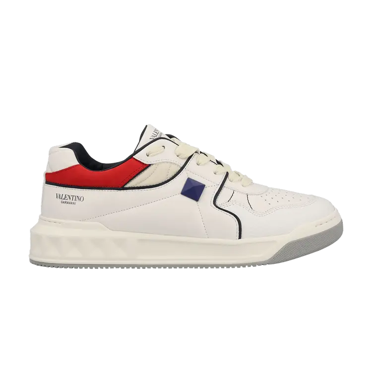 

Кроссовки Valentino One Stud Low Bianco Red Marine, белый