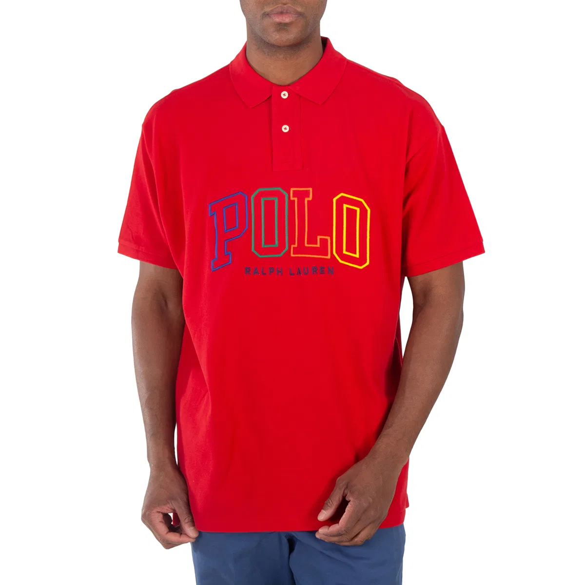 Поло Polo Ralph Lauren Big Fit Logo Mesh с длинным рукавом Polo Ralph Lauren, Red