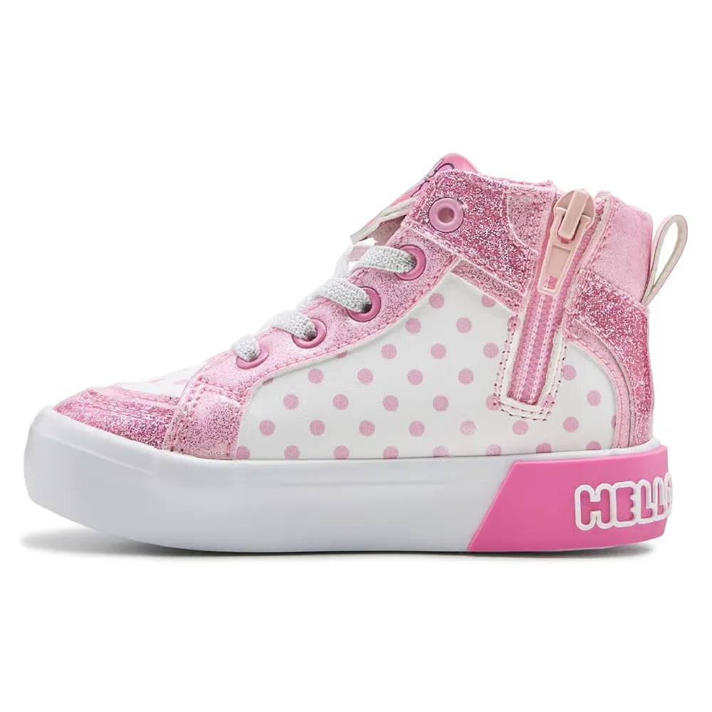 Детские высокие кроссовки Hello Kitty для малышей, Pink Multi — фото 3