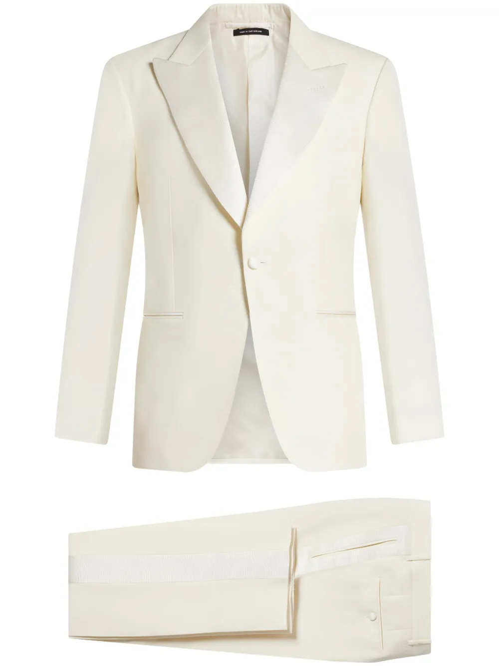 

Однобортный пиджак TOM FORD, белый