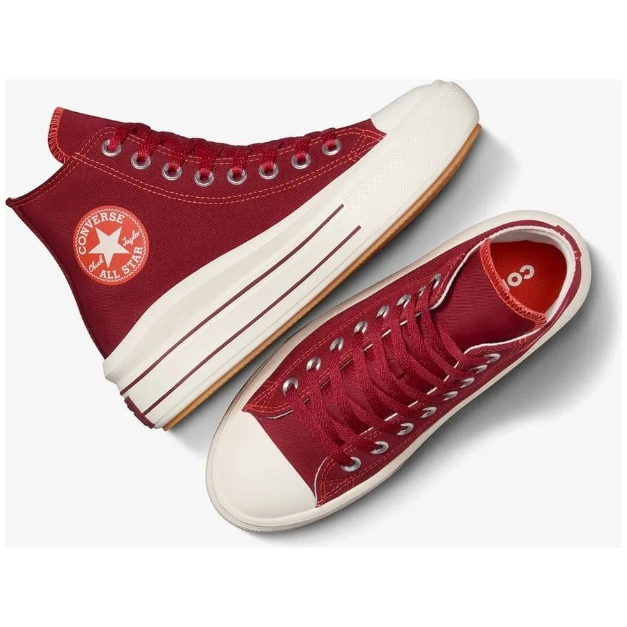 Кеды платформа Converse Chuck Taylor All Star Move, Красный — фото 2