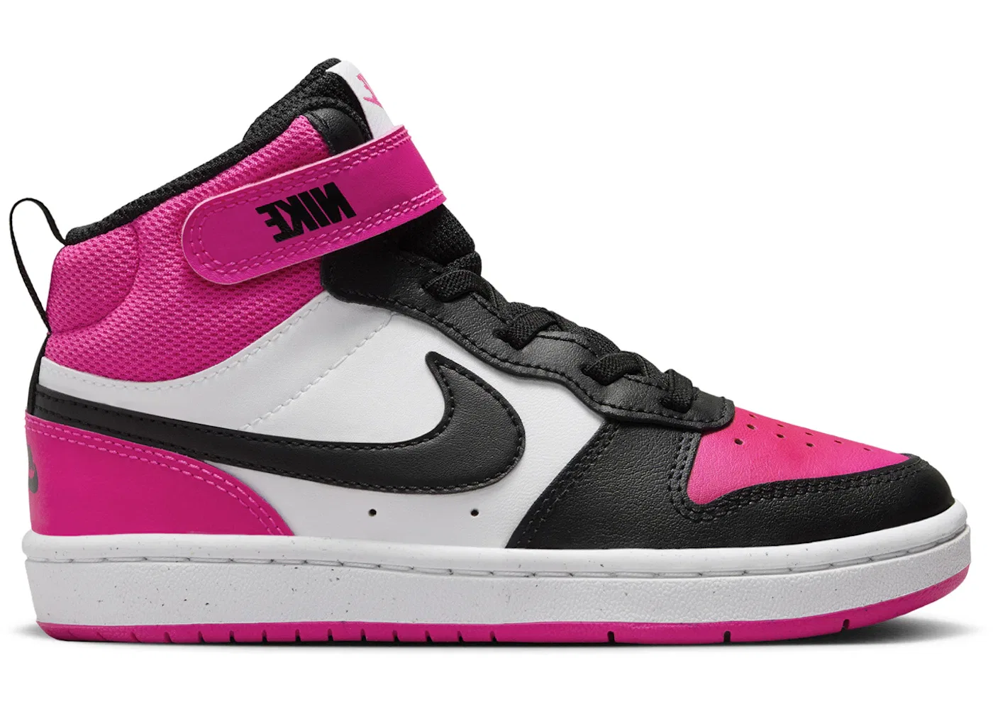 Детские кроссовки с высоким верхом Nike Court Borough Mid 2 Nike, White Fierce Pink Black