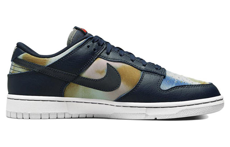 Кроссовки Nike Dunk Low Retro PRM, темно-синий — фото 2