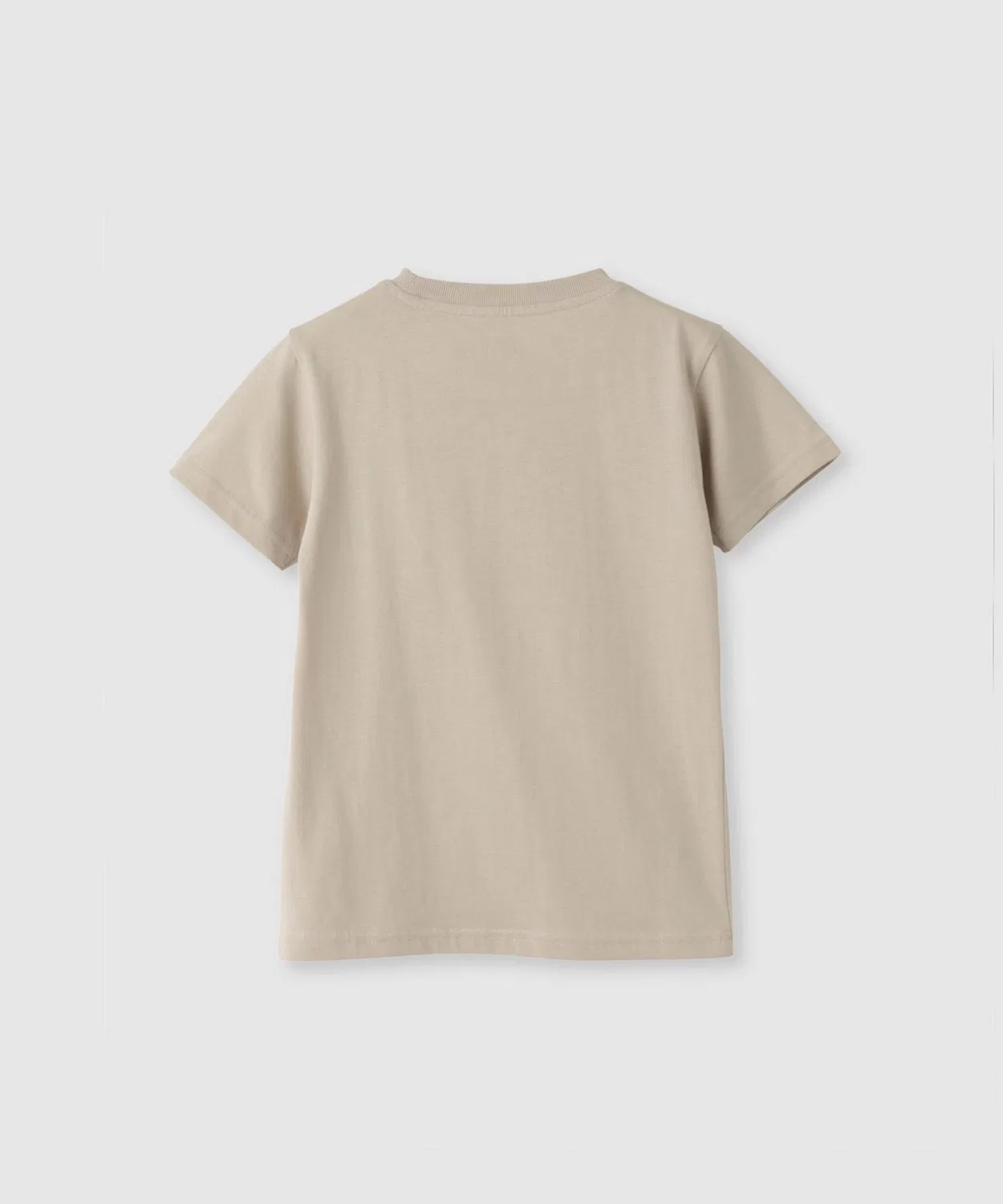 Детская футболка с принтом с коротким рукавом T-GRAPHICS Mac-House, Beige — фото 3