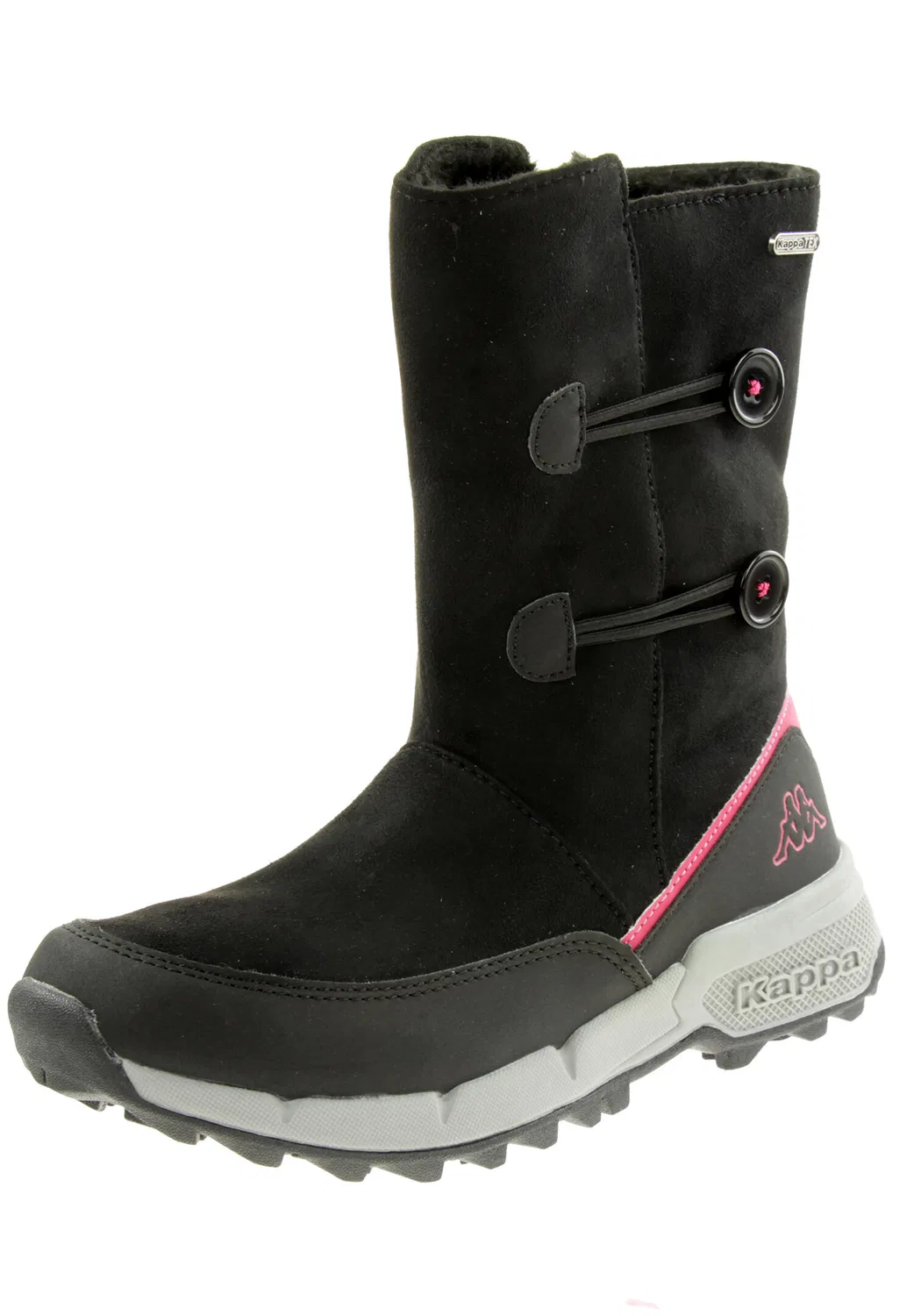 Детские зимние ботинки с принтом Kappa Kids Stiefelette Winterschuh Boots 260901K, Schwarz