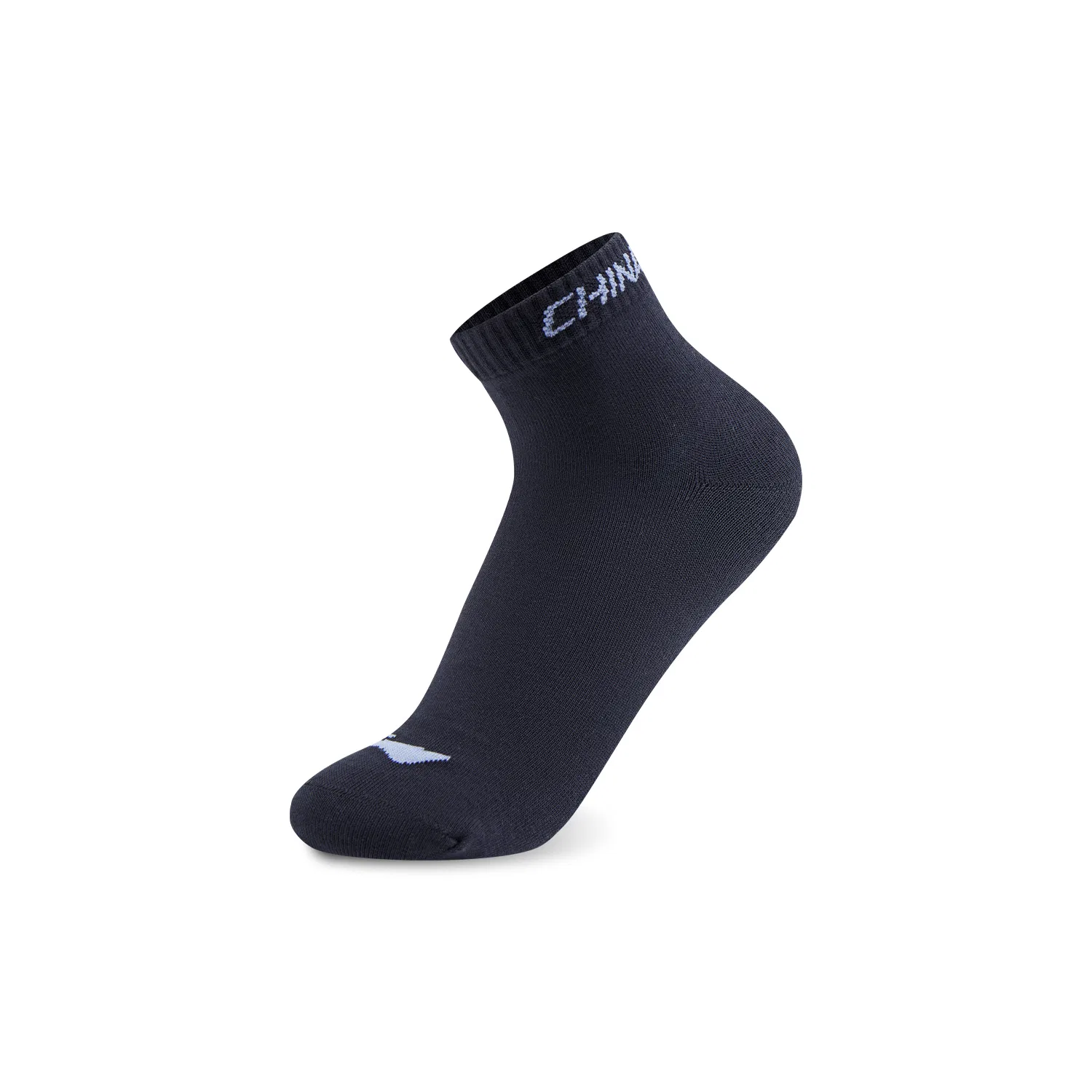 Детские носки с логотипом Li-Ning, комплект из 3 пар, Black/White/Night Blue — фото 4