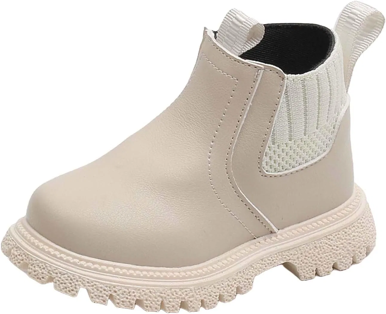 Детские ботинки для девочек на шнуровке с молнией SHOPESSA, Beige