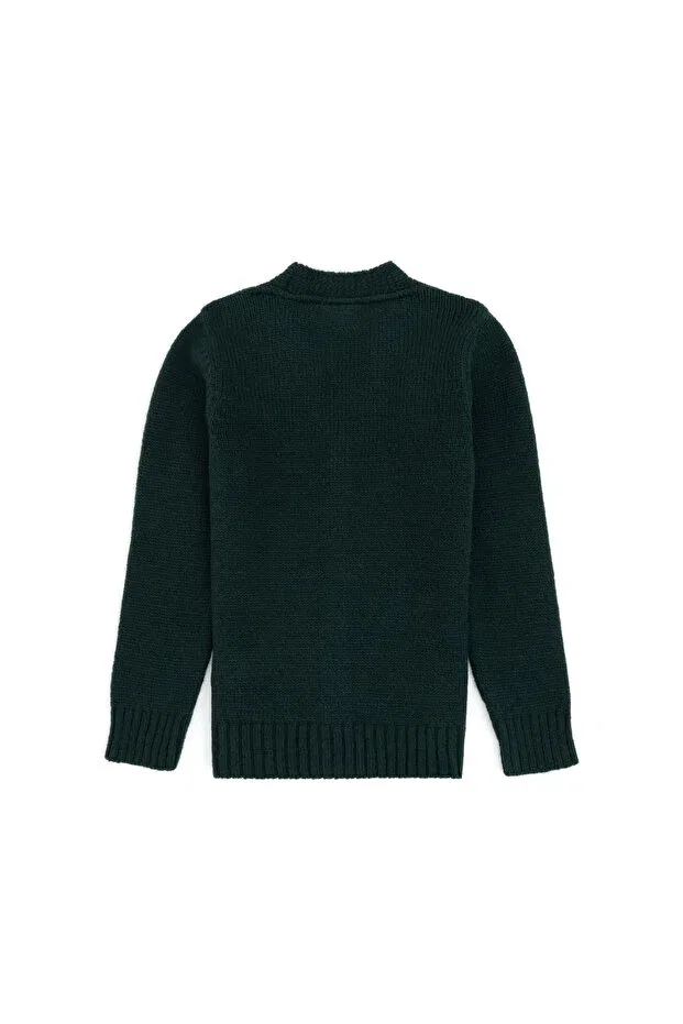 Детский кардиган для мальчиков с длинным рукавом U.S. Polo Assn., Dark Green — фото 3