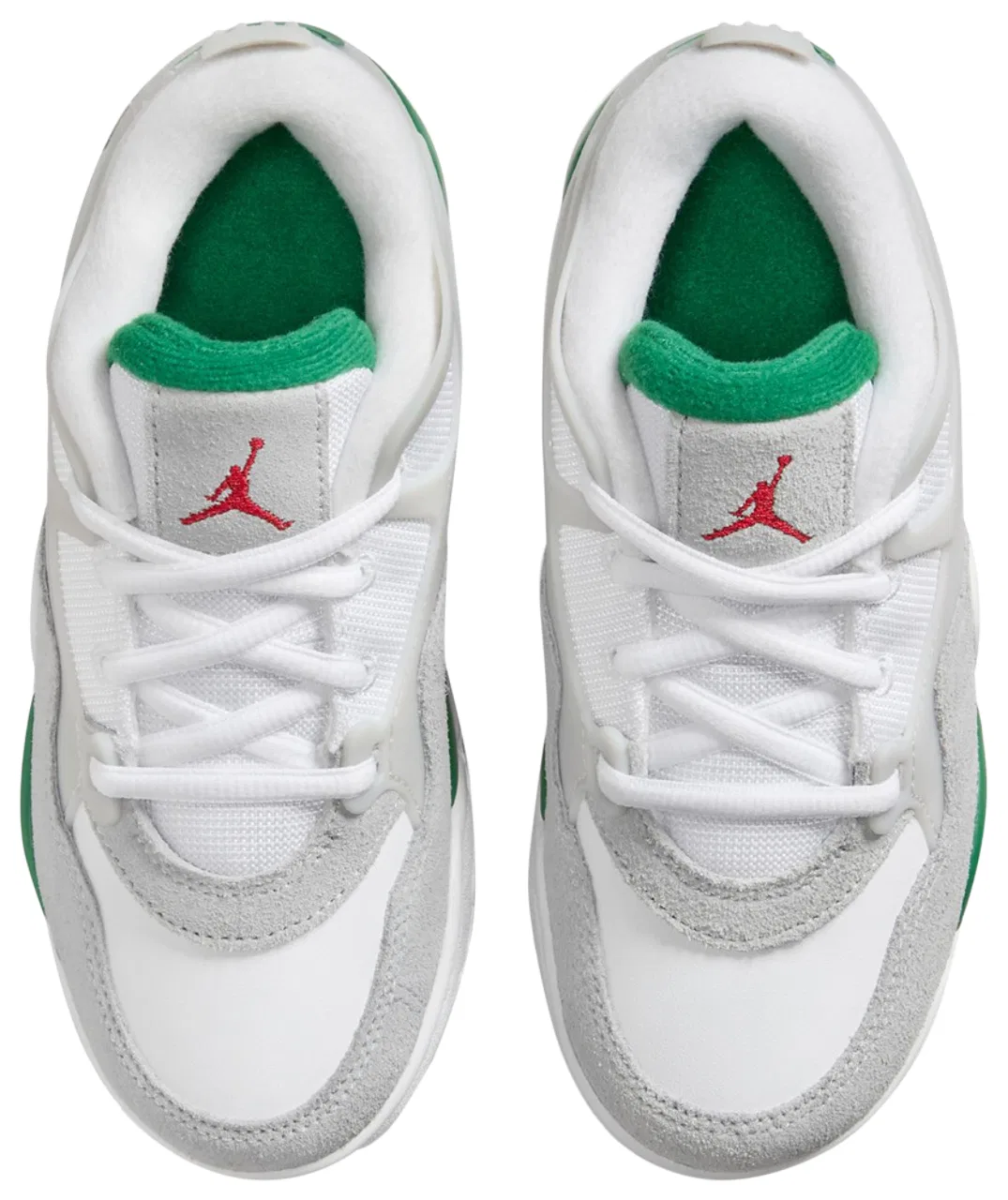 Кроссовки для мальчиков AJ 4 RM Jordan, цвет White/Green/Grey — фото 4