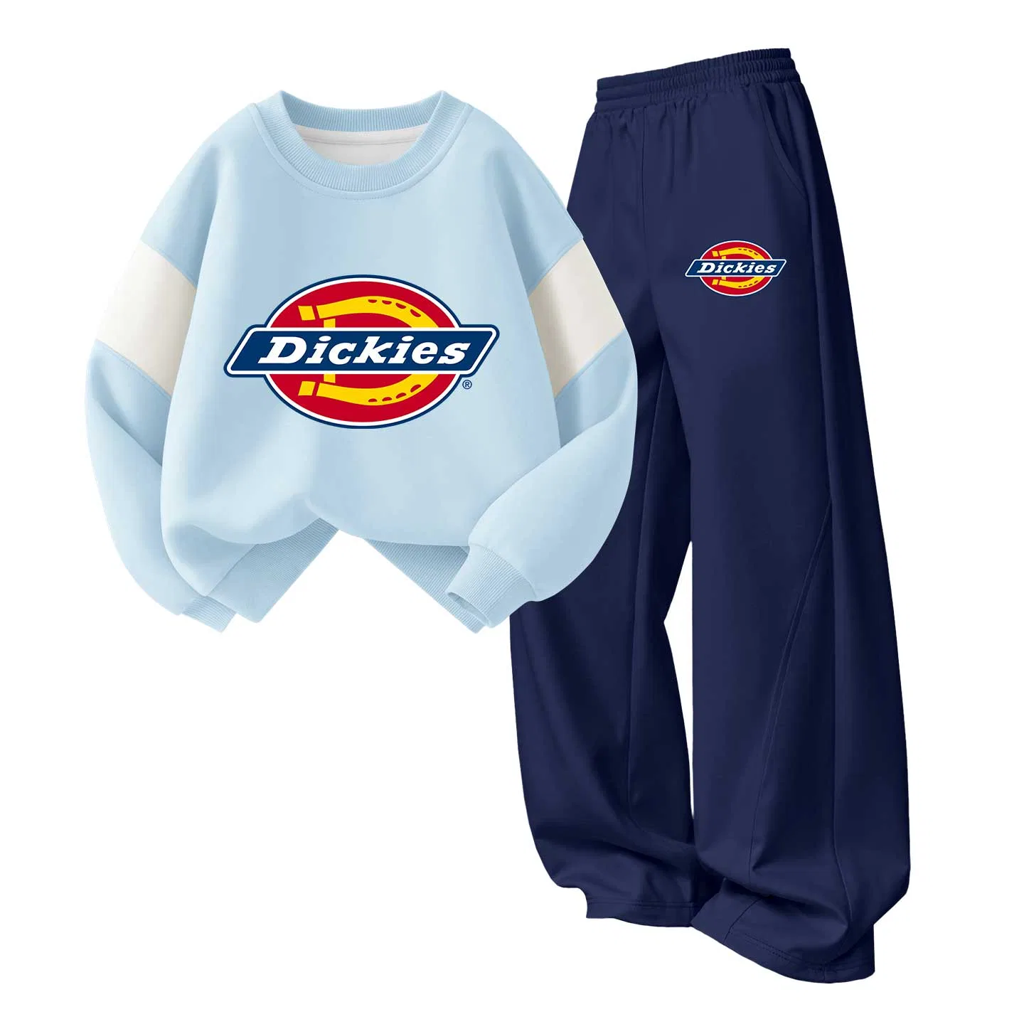 Детский спортивный комплект из 2 предметов S Logo Dickies, Forest Green/Navy Blue — фото 3