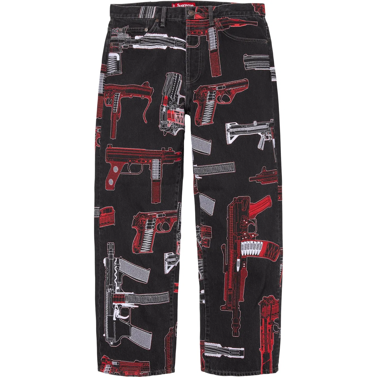 Детские джинсы с зауженным кроем Supreme, Цвет Washed Black