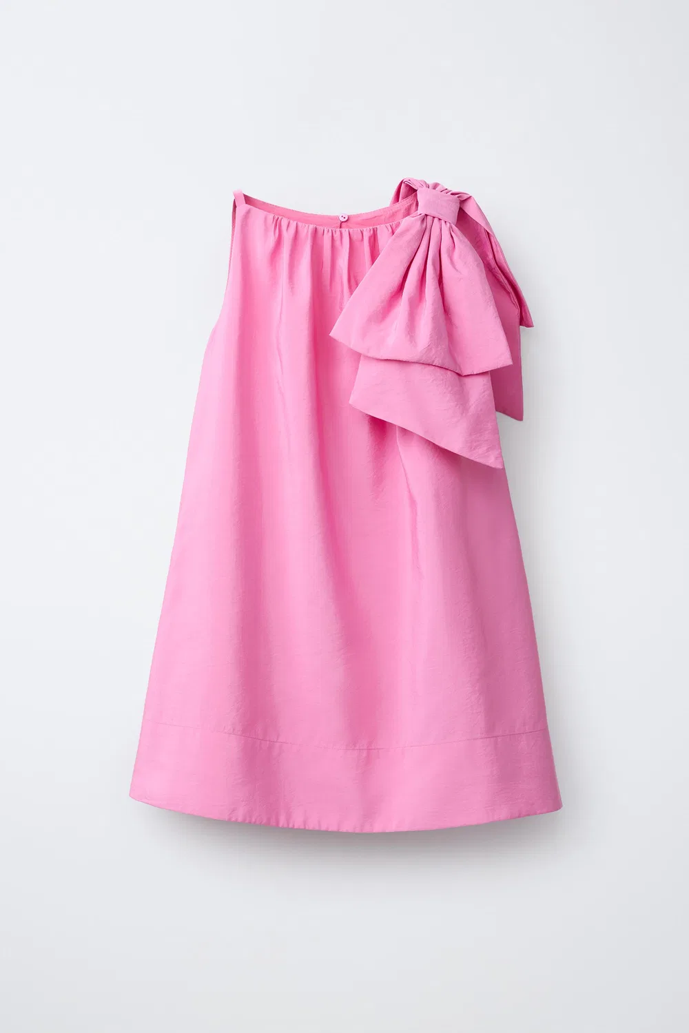 Платье с бантом ZARA, Dusty Pink