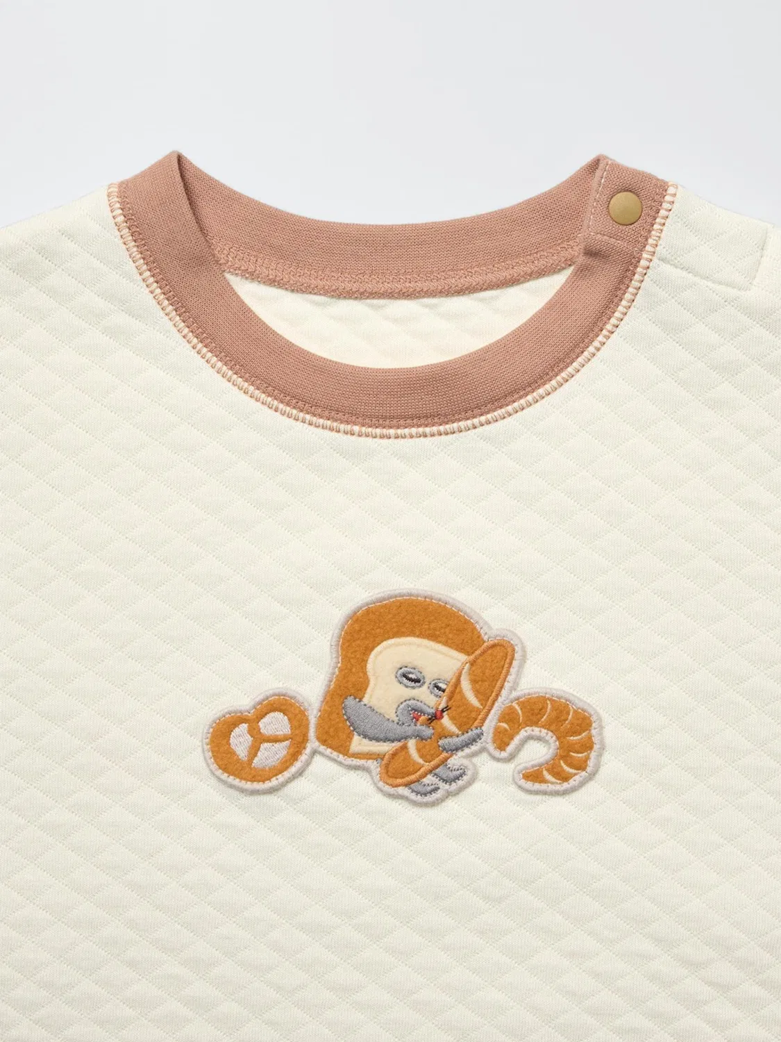 Пижама детская с длинным рукавом UT Picture Book Collaboration Uniqlo, темно-бежевый — фото 3