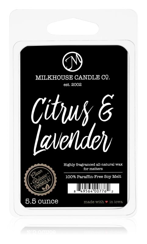 

Воск для аромалампы Milkhouse Candle Co. Creamery Citrus & Lavender