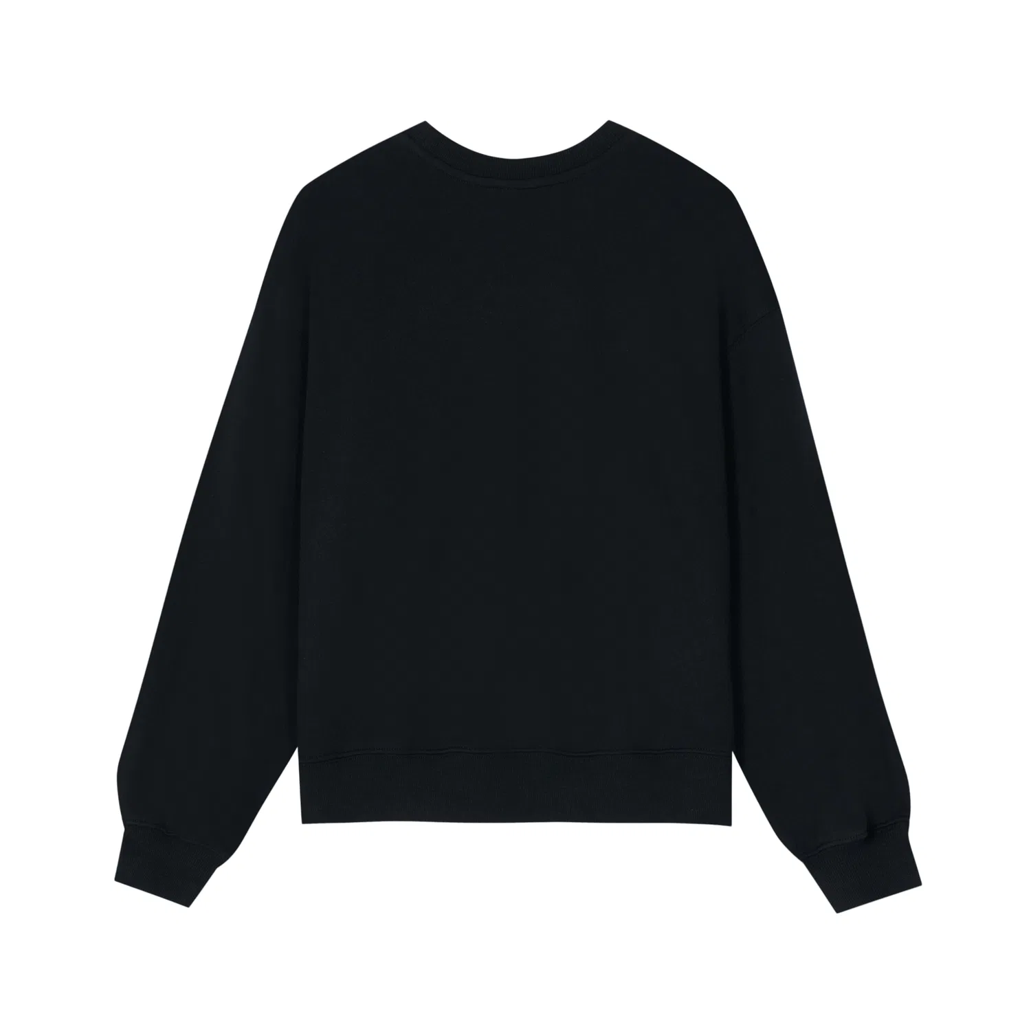 Женский свитшот с круглым вырезом, свободный крой, Levis, Black — фото 3
