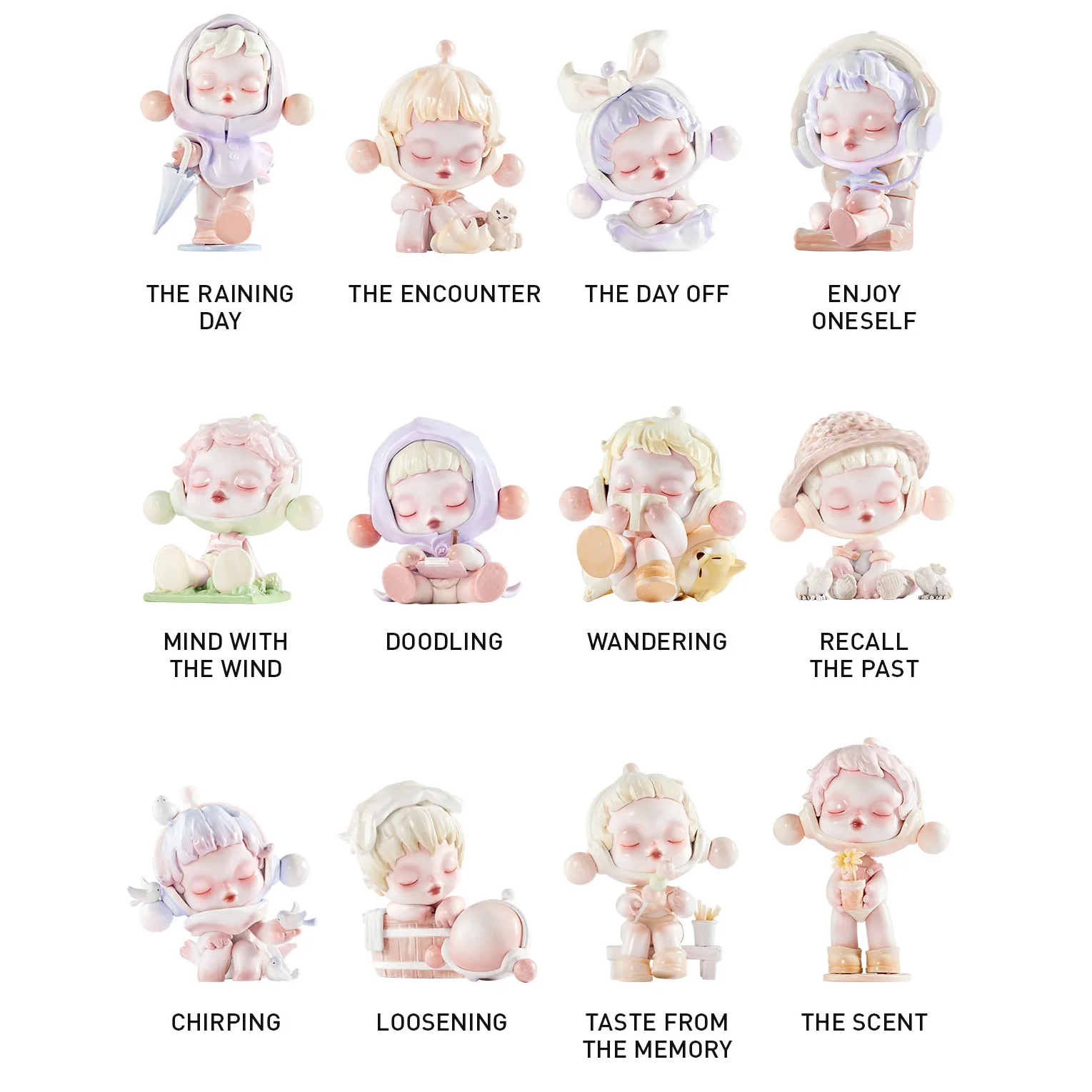 

Бокс с полным набором Pop Mart Skullpanda Warmth Series - 12 штук