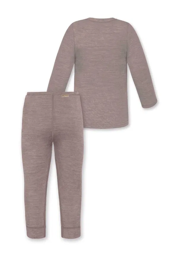 Детский комплект из свитера и штанов из мериносовой шерсти Animals Normani Outdoor Sports розовый — фото 2
